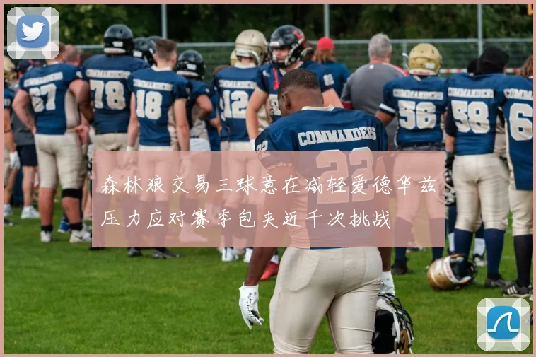 森林狼交易三球意在减轻爱德华兹压力应对赛季包夹近千次挑战